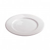 Porcelain Plate Round White Opera Range