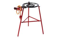 Bruleur Plat à Paella 2 Rampes Ø 40 + Pied